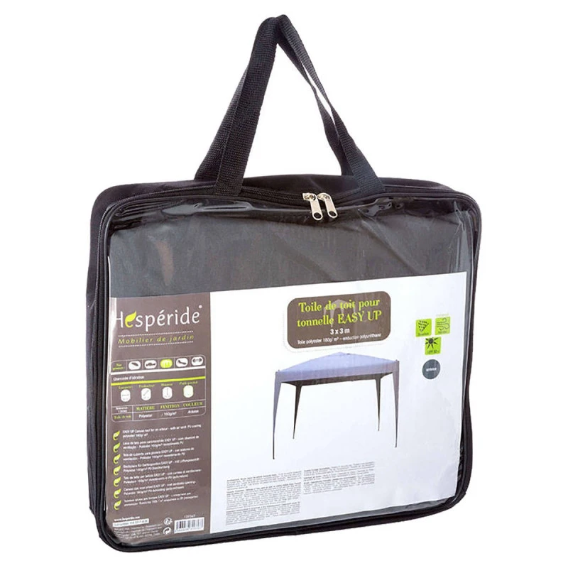 Toile De Tonnelle Easy Up Coloris Ardoise Hespéride 4 Toile De Tonnelle Easy Up Coloris Ardoise Hespéride – Image 2