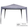Toile De Tonnelle Easy Up Coloris Ardoise Hespéride 1 Toile De Tonnelle Easy Up Coloris Ardoise Hespéride -Mobilier Soleil toile de tonnelle easy up coloris ardoise hesperide