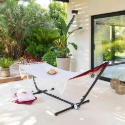 Toile Hamac Ethnique Franges 2 M Hespéride 10 Toile Hamac Ethnique Franges 2 M Hespéride -Mobilier Soleil toile hamac ethnique franges 2 m hesperide 3