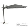 Toile Rempl. Carrée En Oléfine Anthracite Eléa Hespéride 1 Toile Rempl. Carrée En Oléfine Anthracite Eléa Hespéride -Mobilier Soleil toile remplacement carree anthracite pour parasol elea hesperide