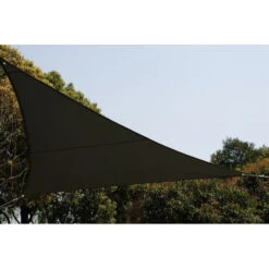 Toile Solaire 3x3x3m Curacao Gris Hespéride -Mobilier Soleil toile solaire 3x3x3m luxe hesperide curacao gris 2