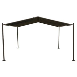 Tonnelle Certeli Carrée Forme Abri Coloris Graphite/ardoise -Mobilier Soleil tonnelle certeli carree forme abri coloris graphite ardoise 4