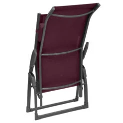 Transat 2 Positions Bordeaux / Graphite Decima Hespéride -Mobilier Soleil transat 2 positions bordeaux graphite decima hesperide 3