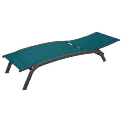 Transat Bonao Bleu Canard/graphite Hespéride -Mobilier Soleil transat bonao bleu canard hesperide 3