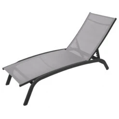 Transat Bonao Galet/graphite Hespéride -Mobilier Soleil transat bonao galet et graphite hesperide 1 2