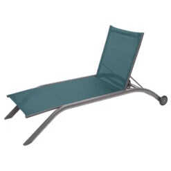 Transat Milenio Bleu Canard Et Graphite Hespéride -Mobilier Soleil transat milenio bleu canard et graphite hesperide 2