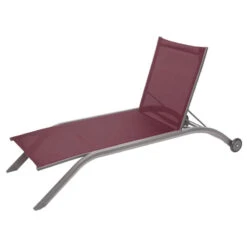 Transat Milenio Bordeaux Et Graphite Hespéride -Mobilier Soleil transat milenio bordeaux graphite et hesperide 2