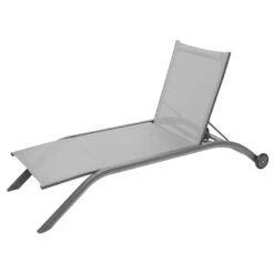 Transat Milenio Gris Galet Et Graphite Hespéride -Mobilier Soleil transat milenio gris galet graphite hesperide 2
