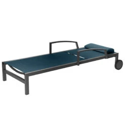 Transat Ocala Inclinable Bleu Canard/graphite Hespéride -Mobilier Soleil transat ocala inclinable bleu canardgraphite hesperide 2