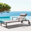 Transat Ocala Inclinable Noisette/tonka Hespéride 1 Transat Ocala Inclinable Noisette/tonka Hespéride -Mobilier Soleil transat ocala inclinable coloris noisette taupe hesperide