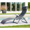 Transat 2 Positions Anthracite / Graphite Decima Hespéride -Mobilier Soleil transat positions anthracite graphite decima hesperide